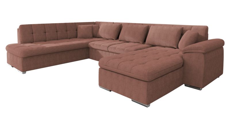 Narożnik MIRJAN 24 Niko Sztruks prawy łososiowy 1 szt.