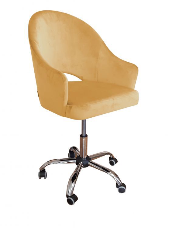 Fotel Atos JENISEJ VELVET musztardowy/curry 1 szt