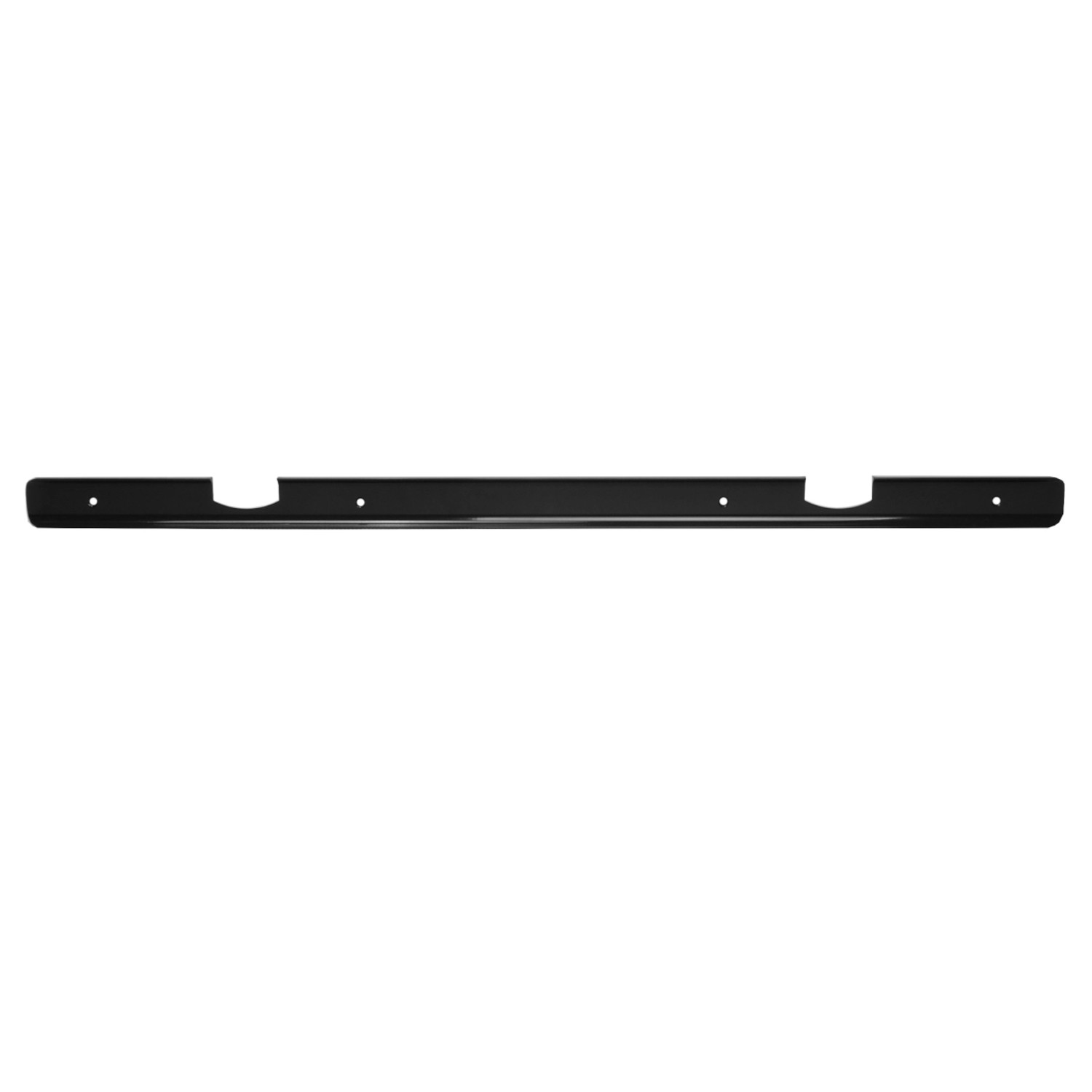 Listwa przyblatowa aluminiowa kątowa 3,8 cm x 60 cm czarna