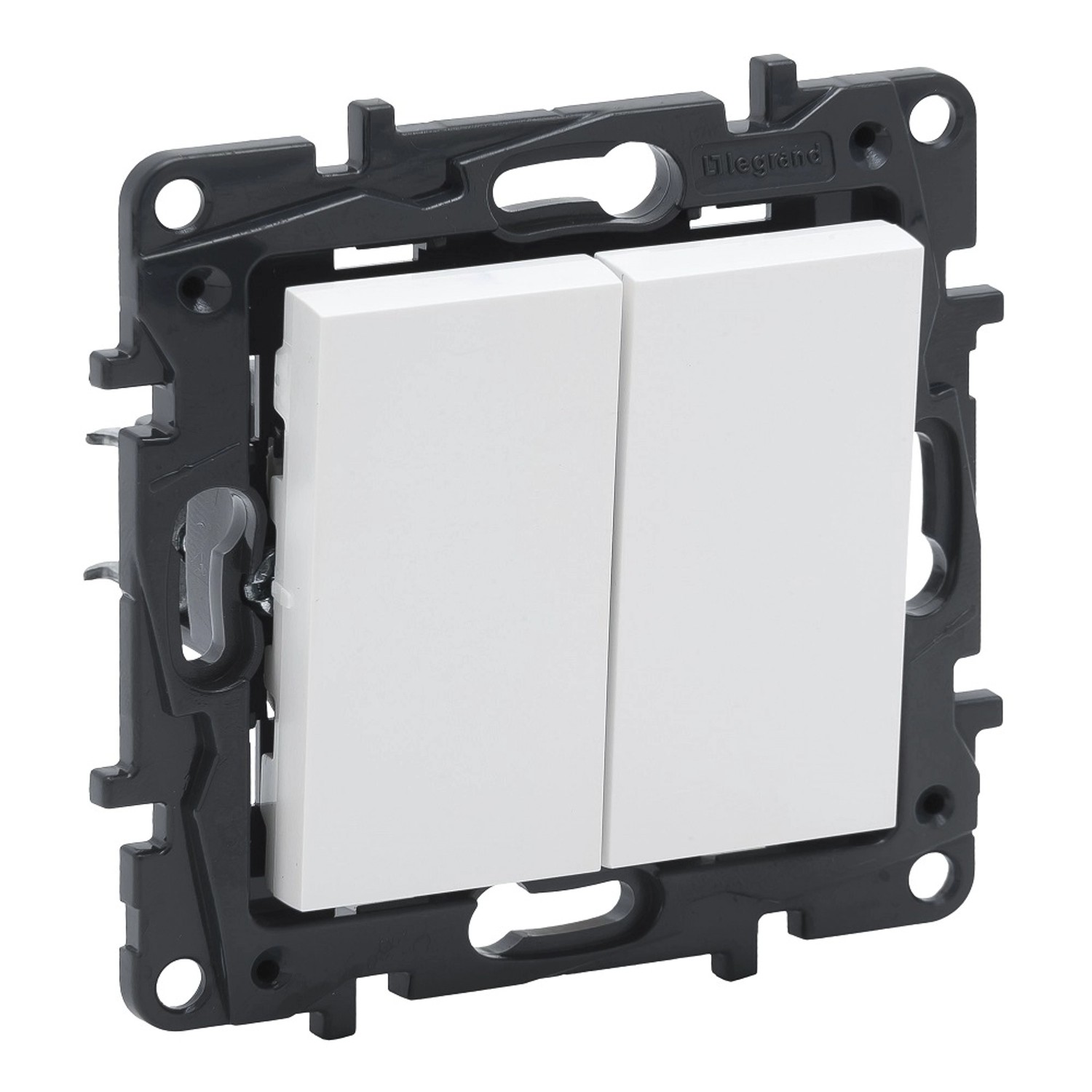 Łącznik Niloe Step podwójny schodkowy biały