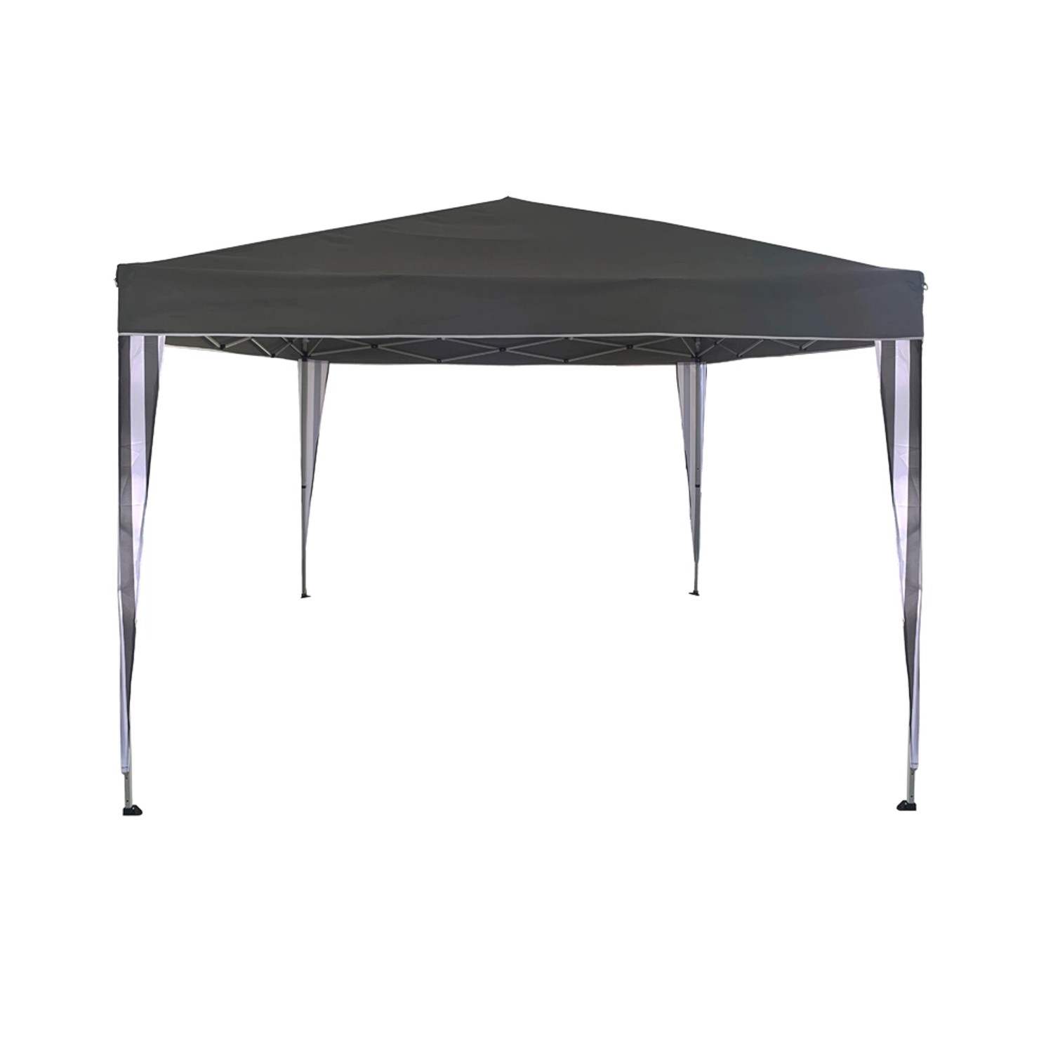 Pawilon ogrodowy z regulacją wysokości szary - 2,5 x 2,5 m
