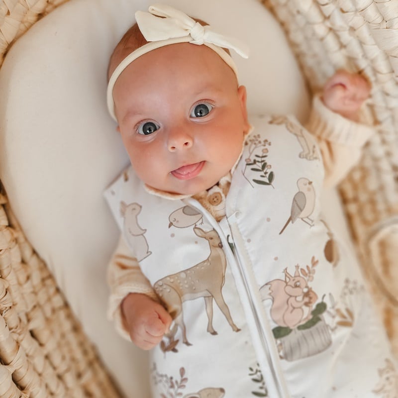 Ocieplany śpiworek do spania Leśni Przyjaciele