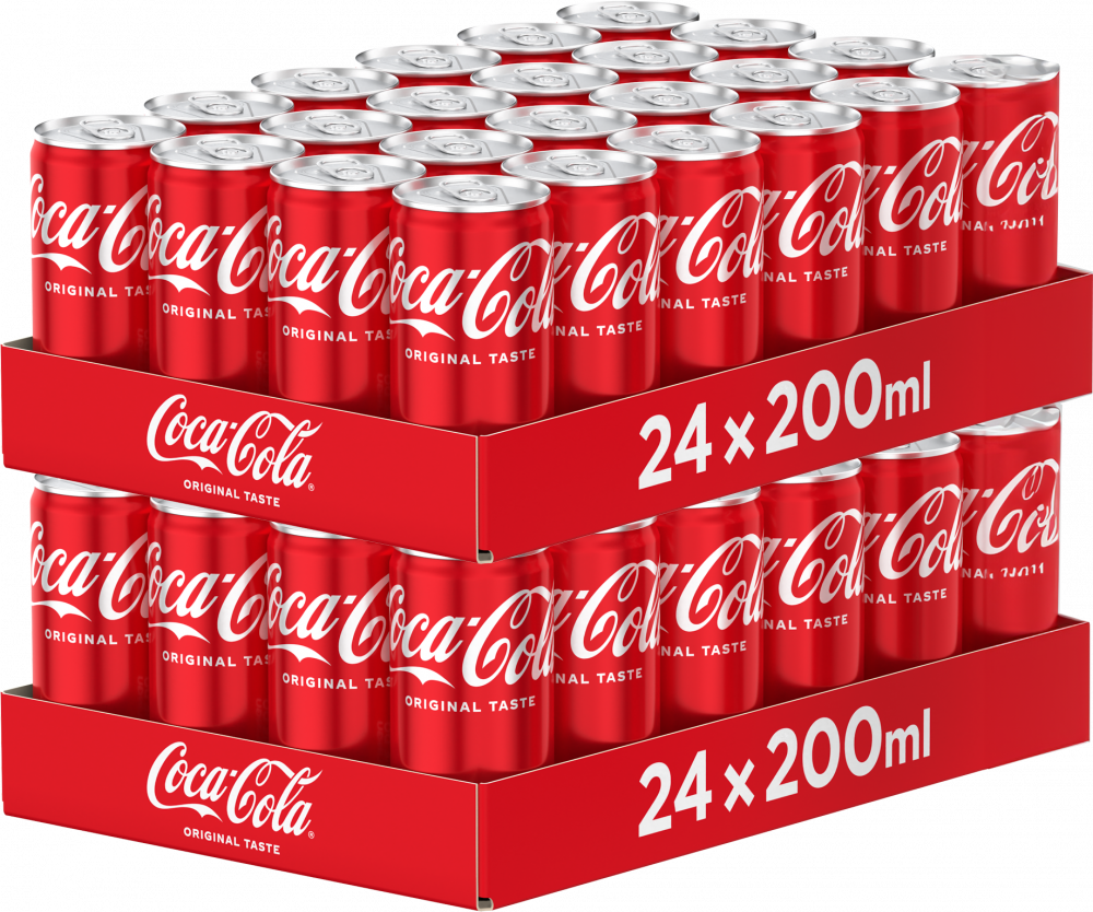 48x Napój gazowany Coca-cola, puszka, 0.2l