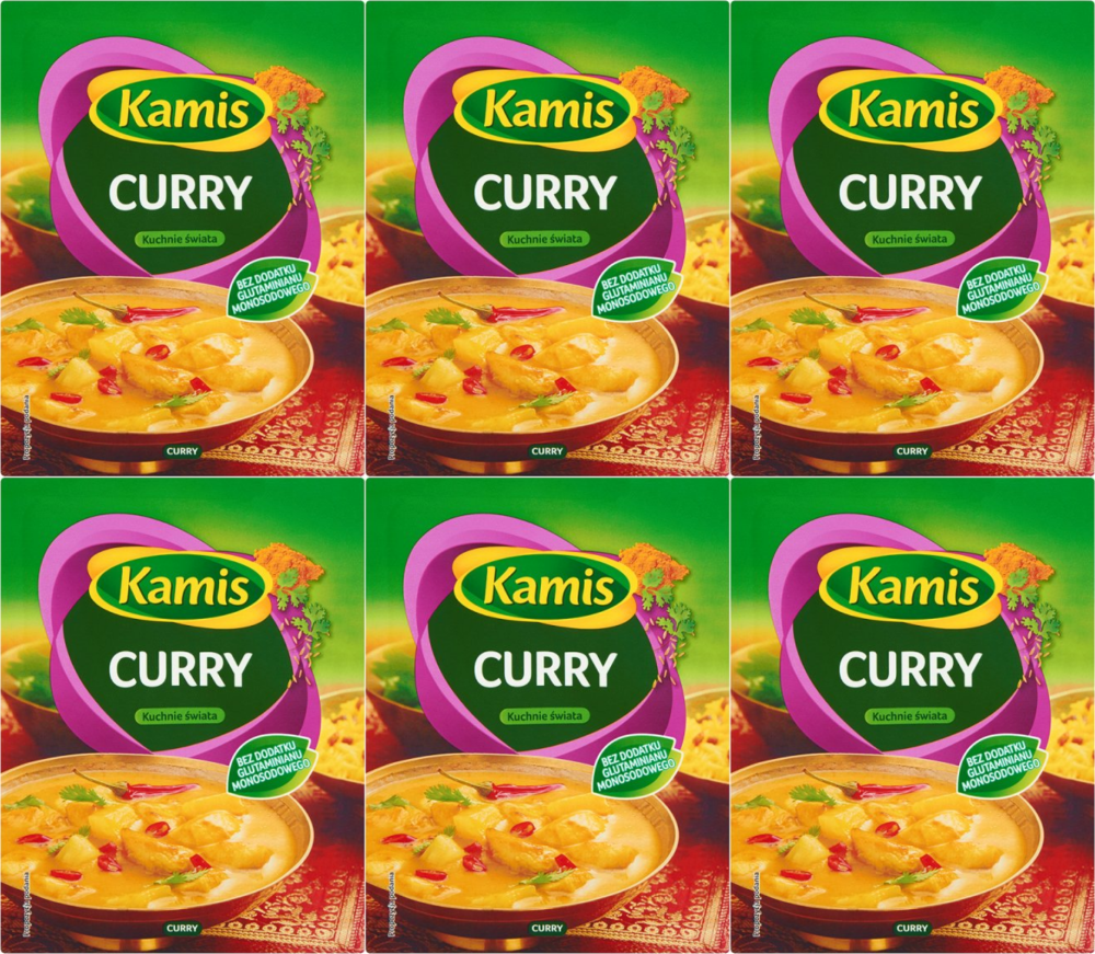 6x Curry Kamis, 20g