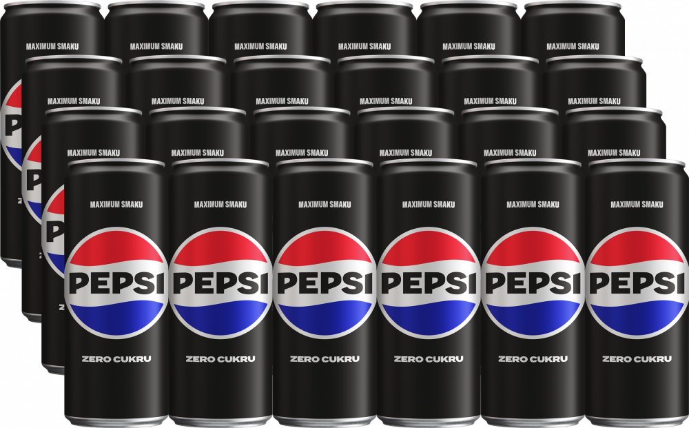 24x Napój gazowany Pepsi Zero, puszka, 0.33l