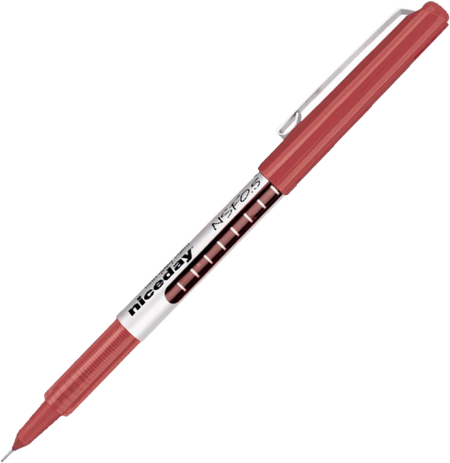 Cienkopis Niceday, 0.5mm, czerwony