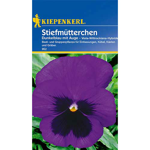 1 pac, Panseluțe Dark Blue eyed Kiepenkerl - Semințe: Mod de ambalare: 1 pac