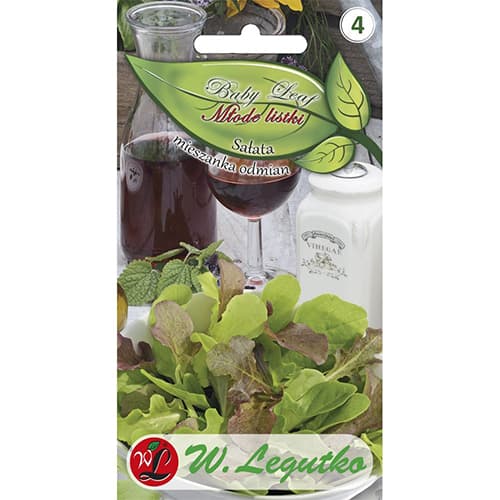 1 pac, Baby Leaf - Salată, amestec de soiuri - Semințe: Mod de ambalare: 1.5 g