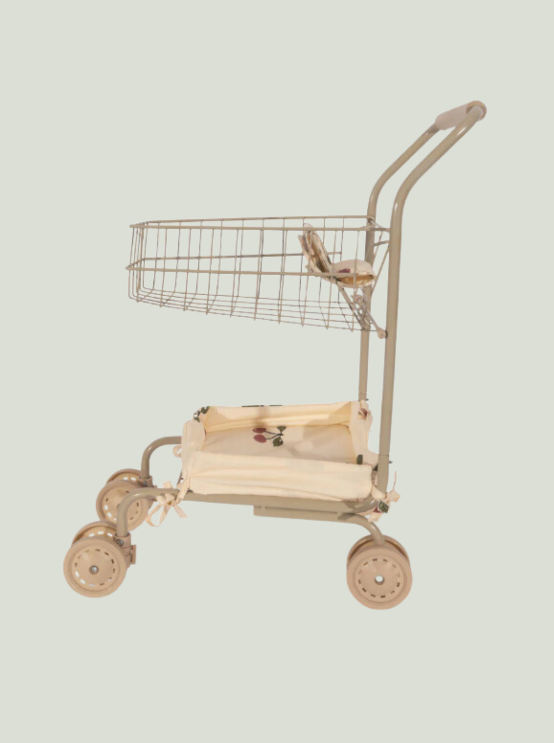 Wózek na zakupy dla lalek MA GRANDE CERISE PINK GLITTER Konges Sløjd