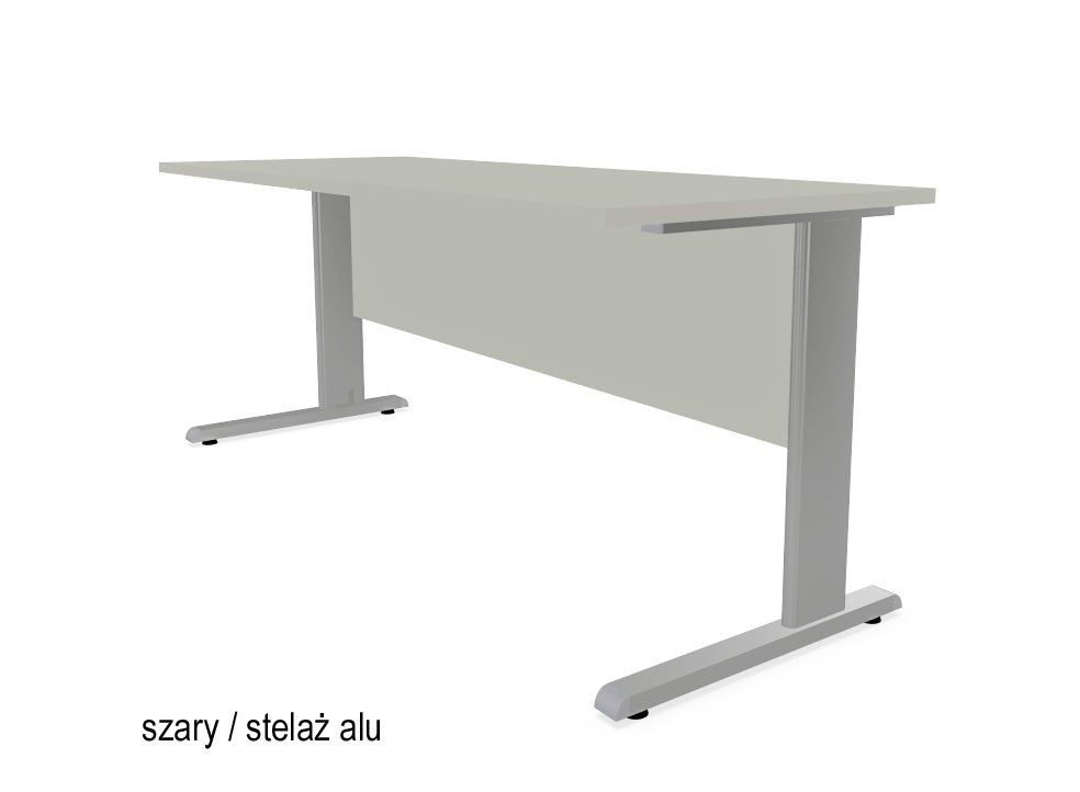 HEBE BE01/7 Biurko proste 158,5x70x74h (Kolor blatu: Szary)