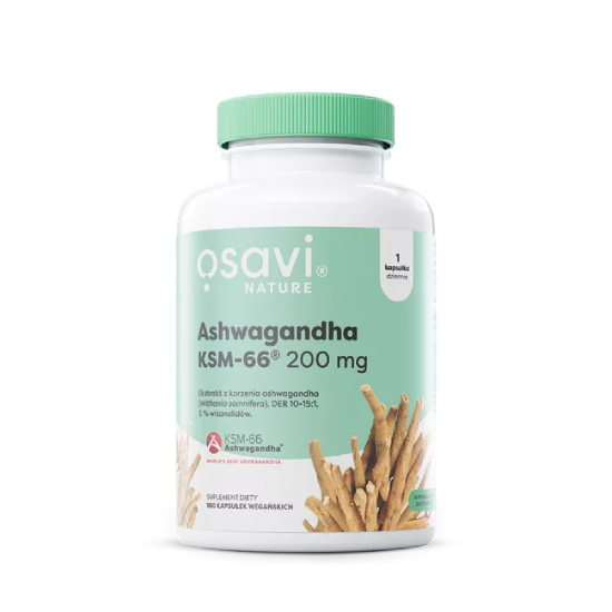 Osavi, ashwagandha ksm-66 (200 mg), 180 kapsułek