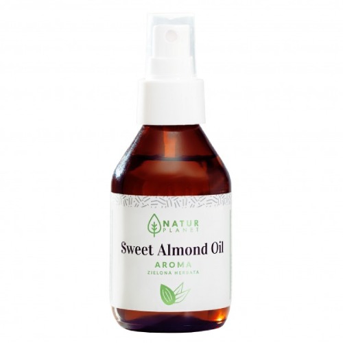 Natur planet sweet almond oil - olej ze słodkich migdałów, zielona herbata, 100 ml