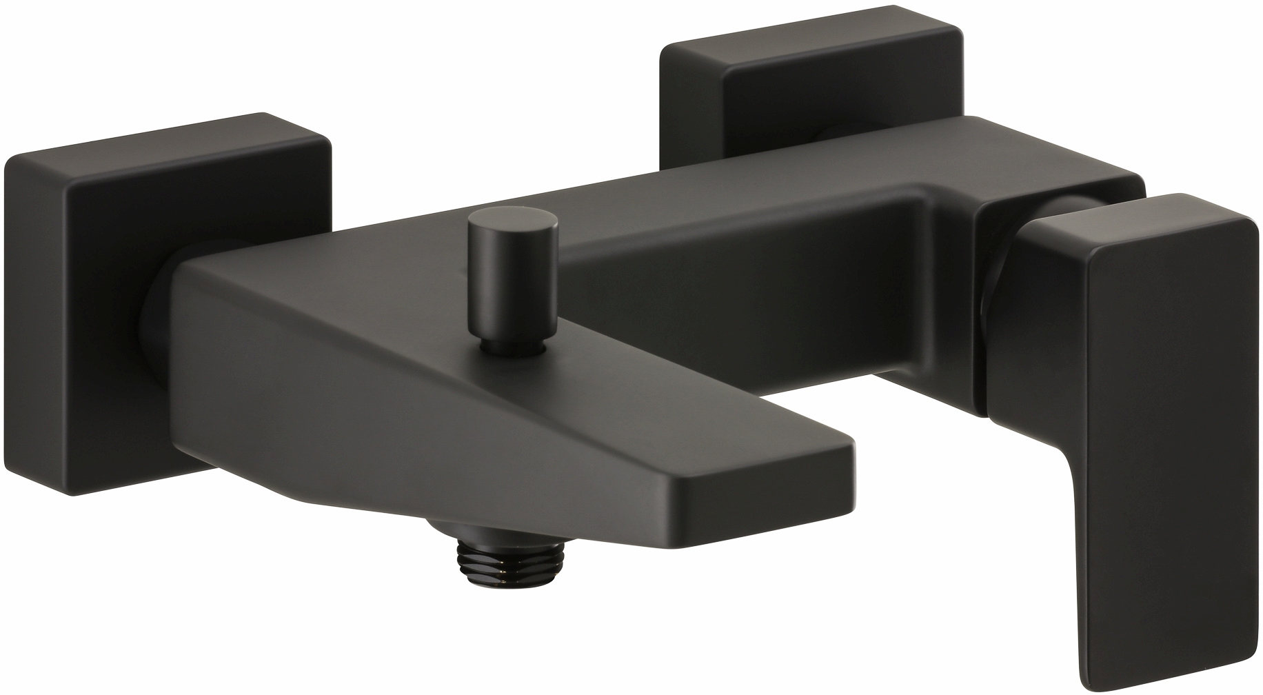 Herzbach Ceo Black bateria wannowo-prysznicowa ścienna czarny mat 36.220215.1.12