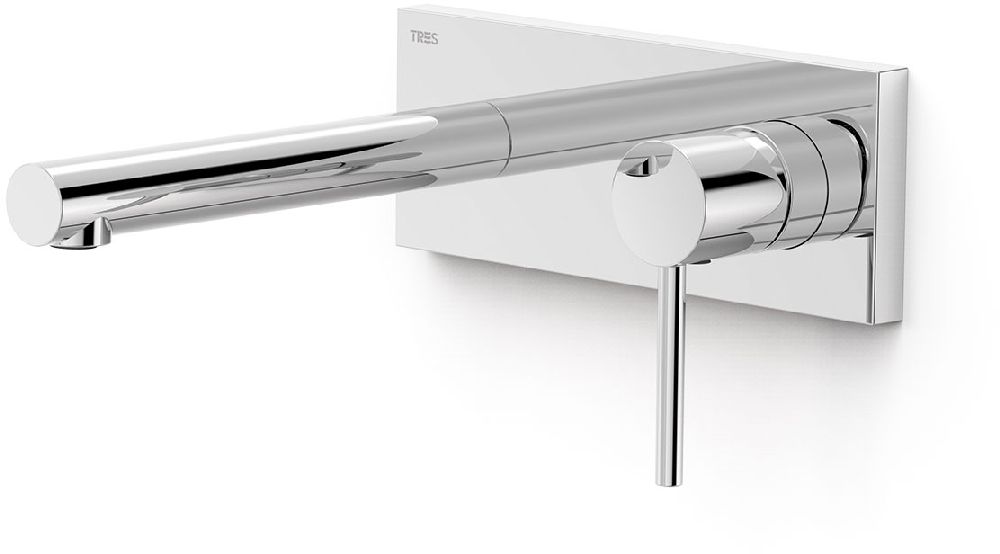 Tres Max-Tres bateria umywalkowa podtynkowa chrom 06230031