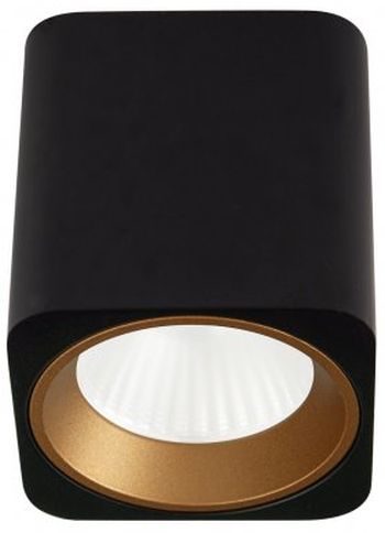 MaxLight Tub lampa podsufitowa 1x7W LED czarna C0212