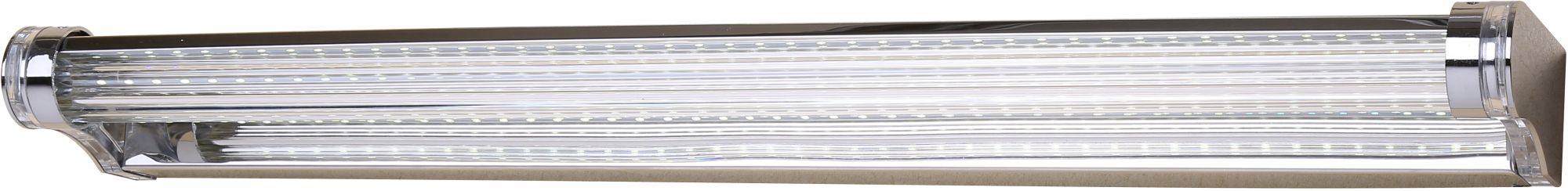Candellux Moderno kinkiet 1x9W LED chrom/przezroczysty 20-40794