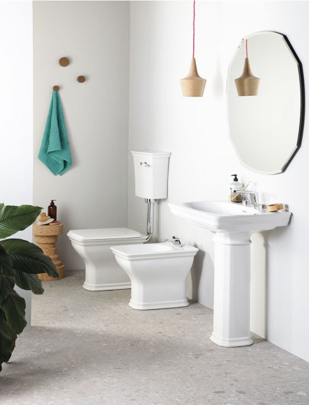 Art Ceram Civitas umywalka 68x50 cm ścienna prostokątna biała CIL00101;00