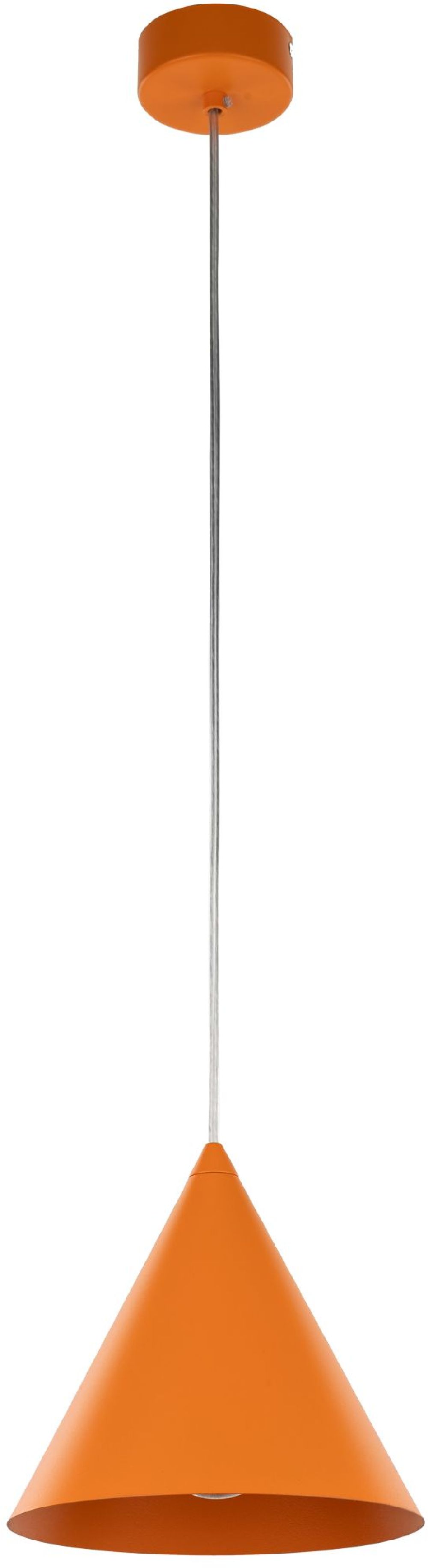 TK Lighting Cono lampa wisząca 1x15 W pomarańczowa 10075
