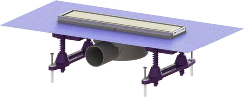 Kessel Linearis Compact odpływ liniowy prysznicowy 30 cm stal nierdzewna 45600.59M