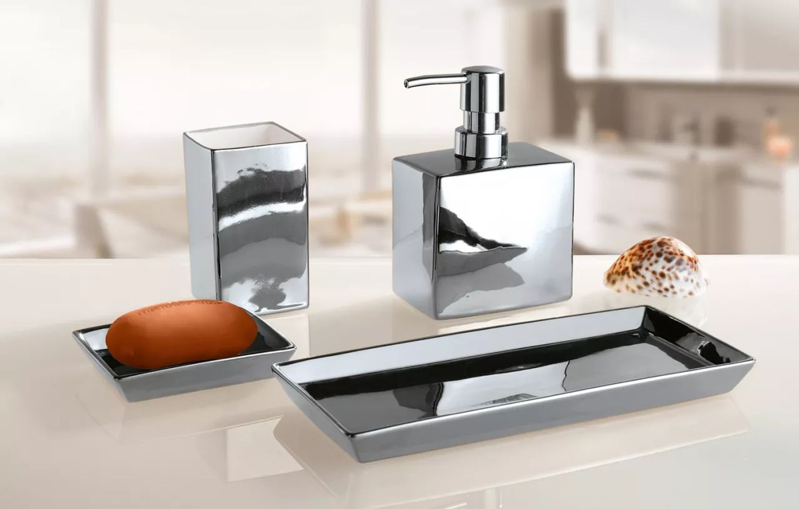 Kleine Wolke Glamour podstawka pod akcesoria srebrna 5065124885