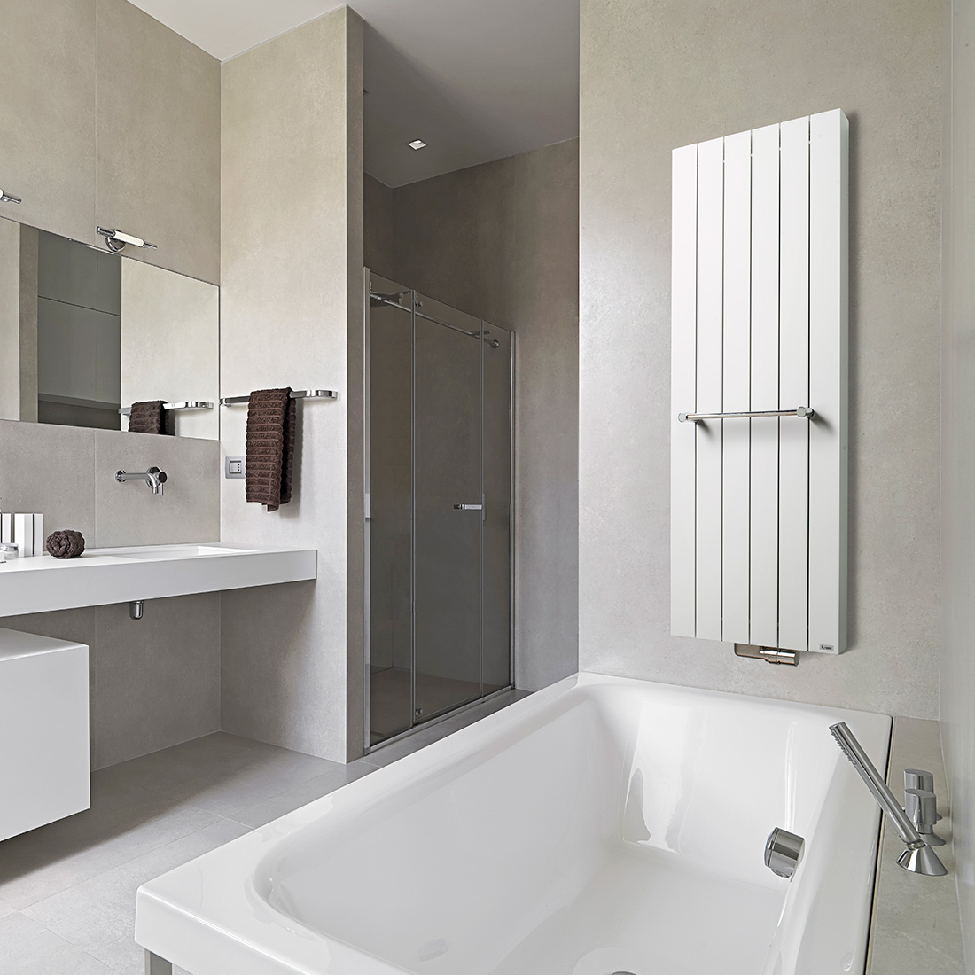 Kermi Niva N1L1 poręcz do grzejnika 74 cm chrom ZC01550006