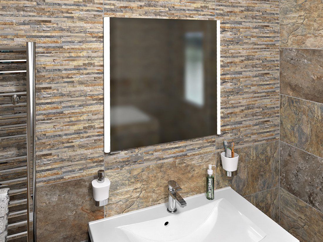 Sapho Integra szafka 65 cm lustrzana z oświetleniem LED szary IN065