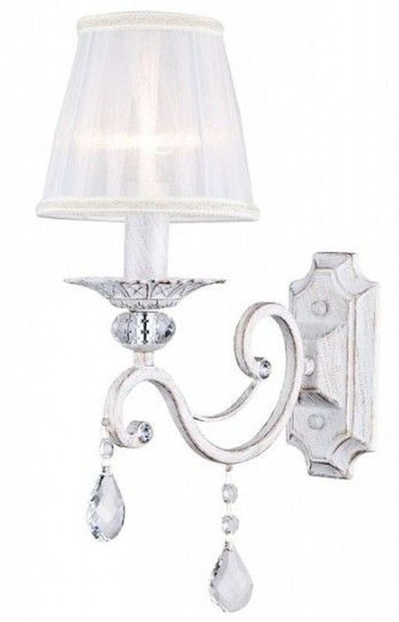 Maytoni Grace kinkiet 1x40W biały/złoty ARM247-01-G - Wysyłka w 24h