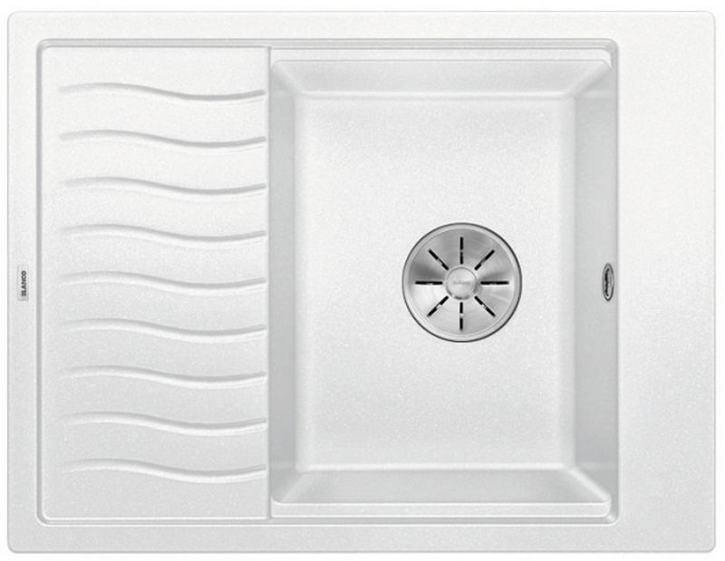 Blanco Elon 45 S zlewozmywak 65x50 cm z Silgranit PuraDur biała 524828