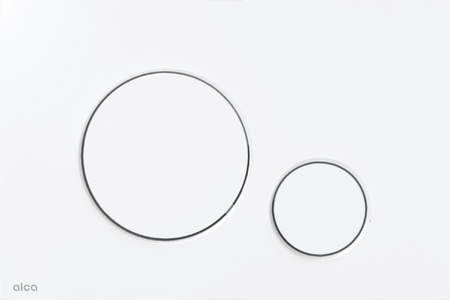 Alca Thin przycisk spłukujący do WC biały mat M676 - Wysyłka w 24h