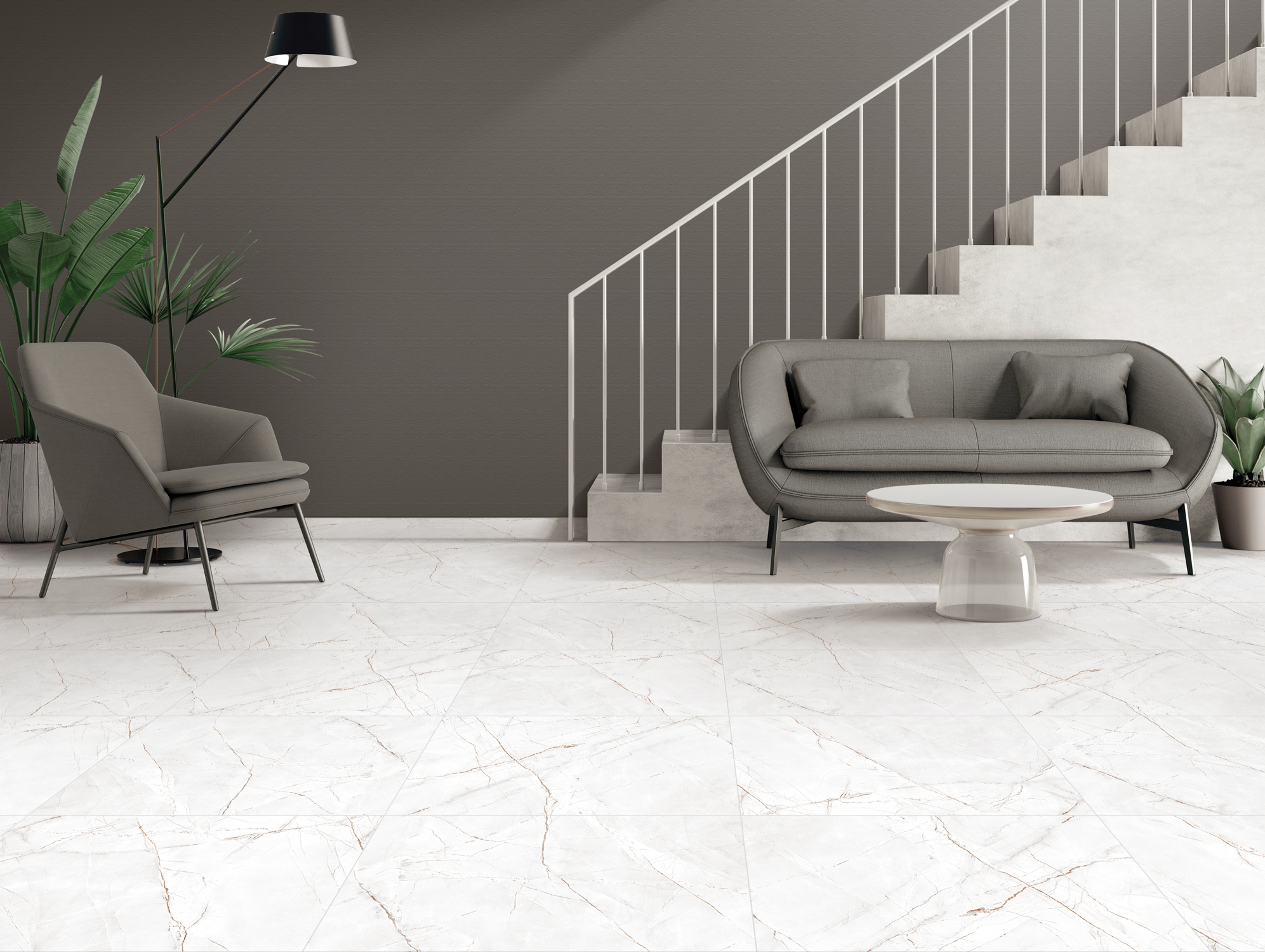 Ego Ceramics Royal Valencia Silver Grey płytka ścienno-podłogowa 60x120 cm