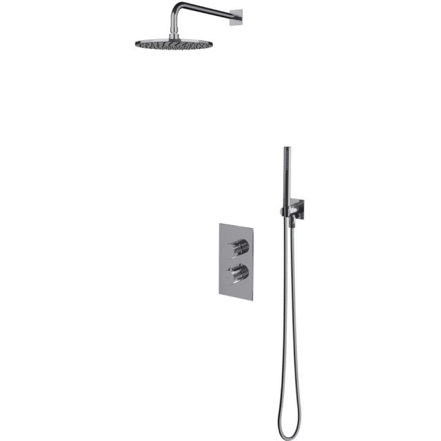 OMNIRES Termostatyczny system prysznicowy CONTOUR podtynkowy chrom po