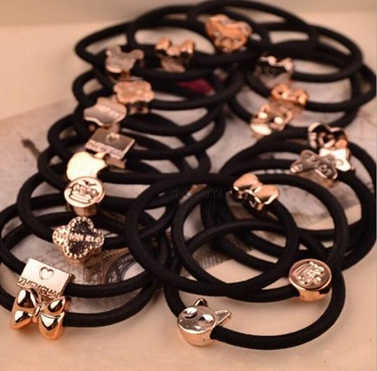 10szt. gumek do włosów