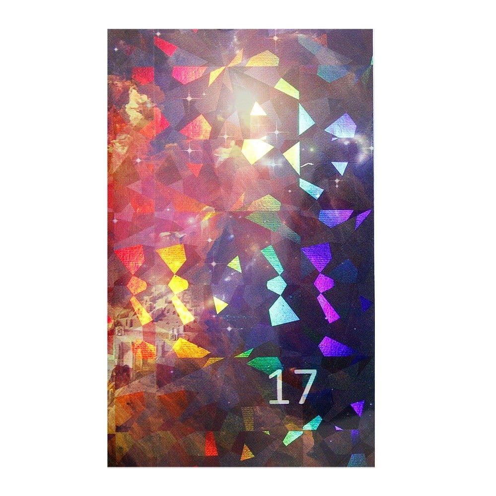 Naklejka do paznokci Laser effect samoprzylepna arkusz 8 cm x 5 cm Nr 26