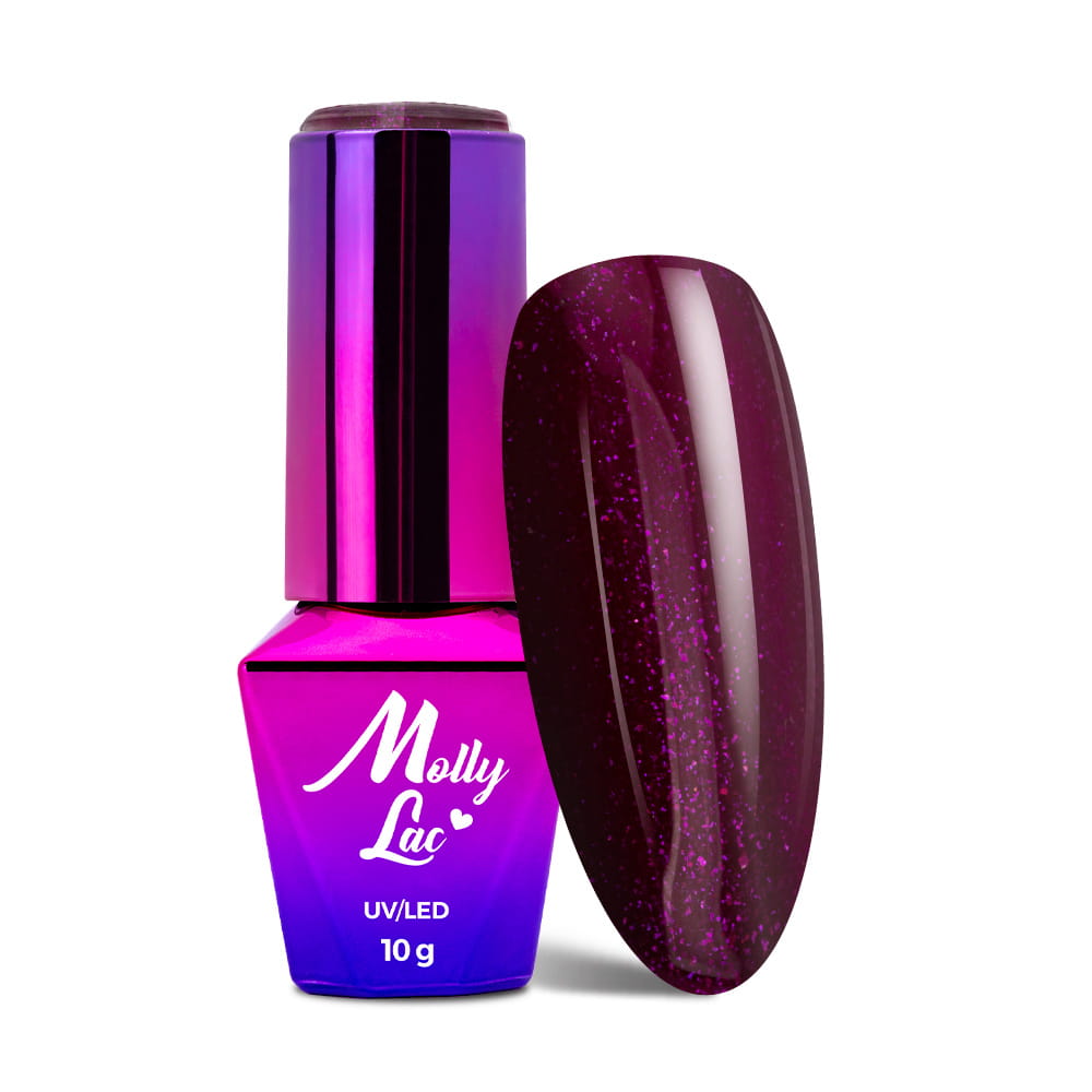 Lakier hybrydowy LED/UV Gel Polish MollyLac I'm the Nudelover Nr 527 Lipgloss 10 g