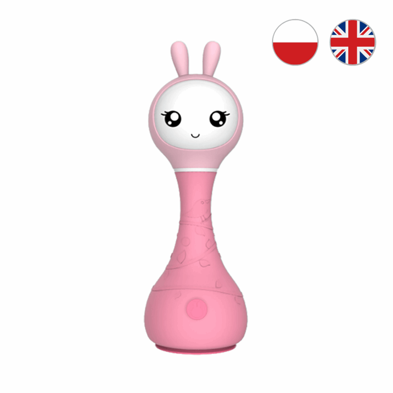 Alilo Smarty Bunny R1 - elektroniczny króliczek -Różowy