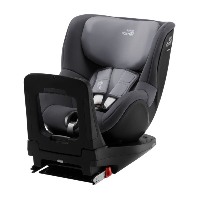 Britax Romer Dualfix M i-Size V22 - fotelik samochodowy dla dzieci od 61 do 105 cm wzrostu, do 18 kg-Midnight Grey
