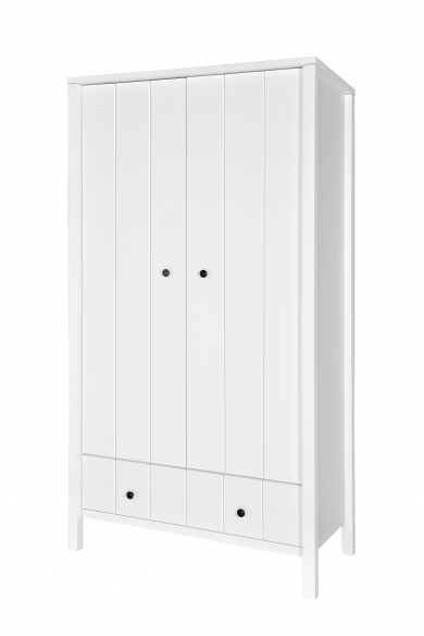 Novelies, Allpin - szafa 2-drzwiowa-Biały