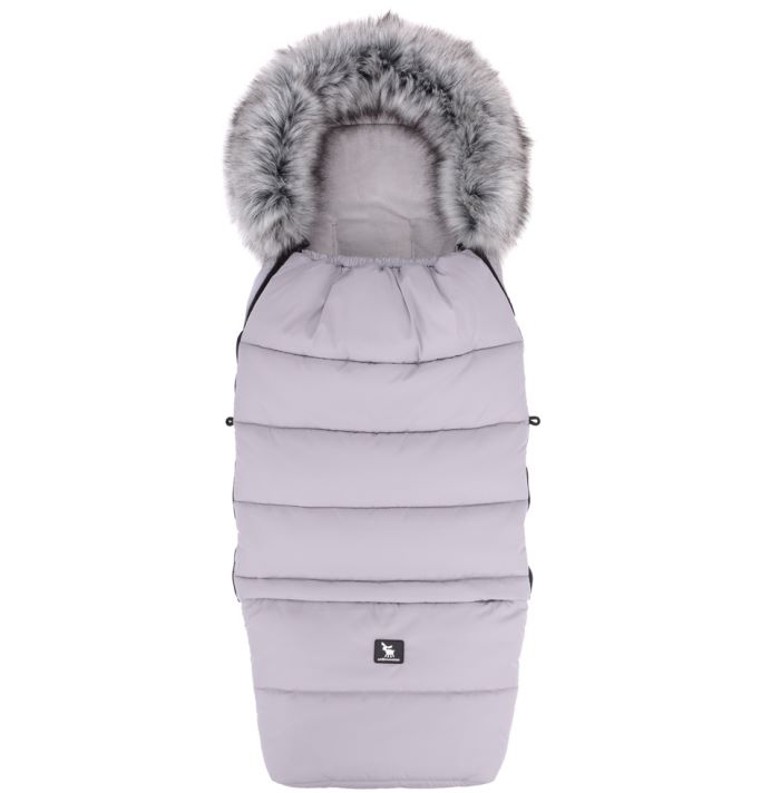 Cottonmoose Śpiworek Combi 3 w 1 od 0 do 42 m-cy-Szare