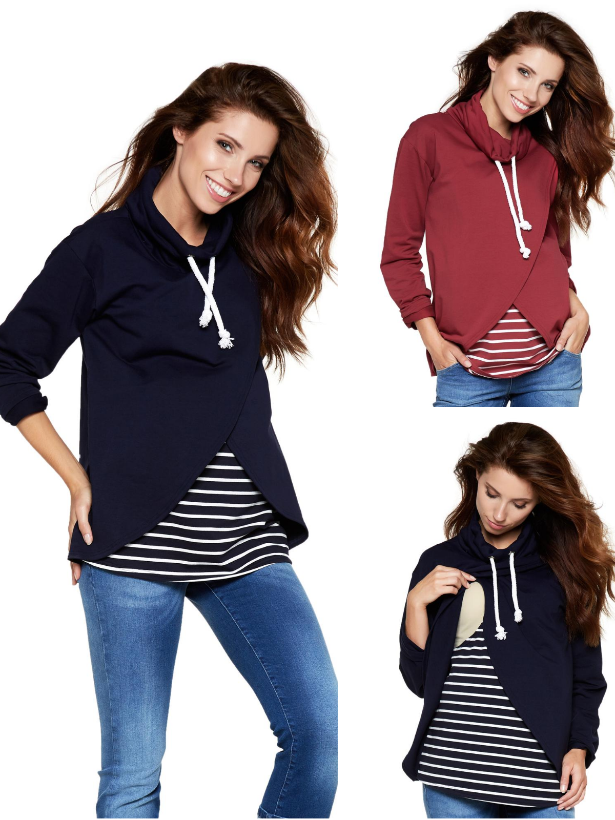 Bluza ciążowa i do karmienia Lavrence