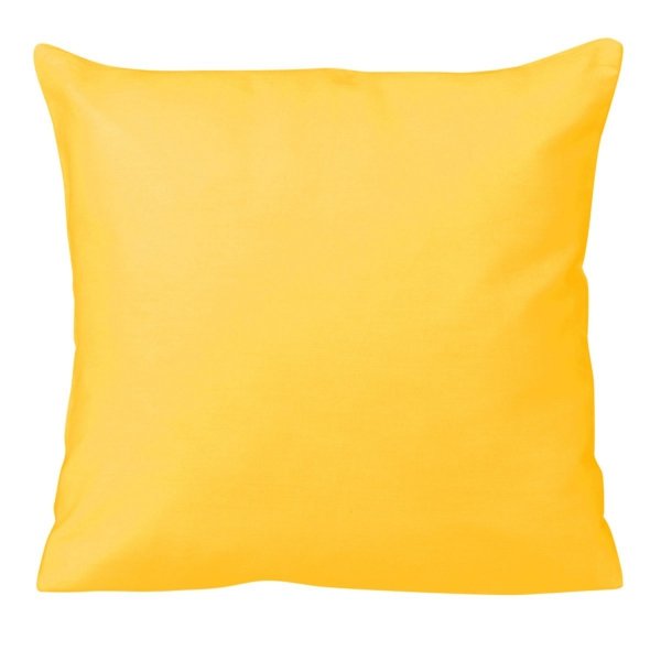 Poszewka na poduszkę 40x40 - 100% bawełna satynowa DARYMEX, zapięcie na zamek wz. żółtko 004