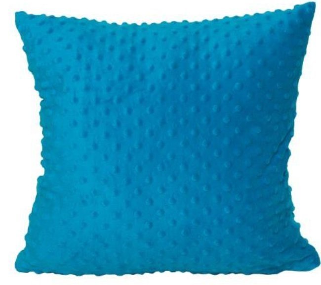 Poszewka MINKY rozmiar 35x35 wz. 14 ciemny turkus