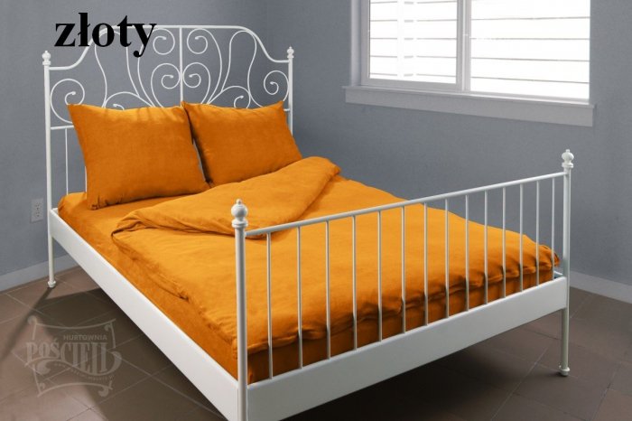 Pościel Frotte wz. 33 złoty rozmiar 140x200