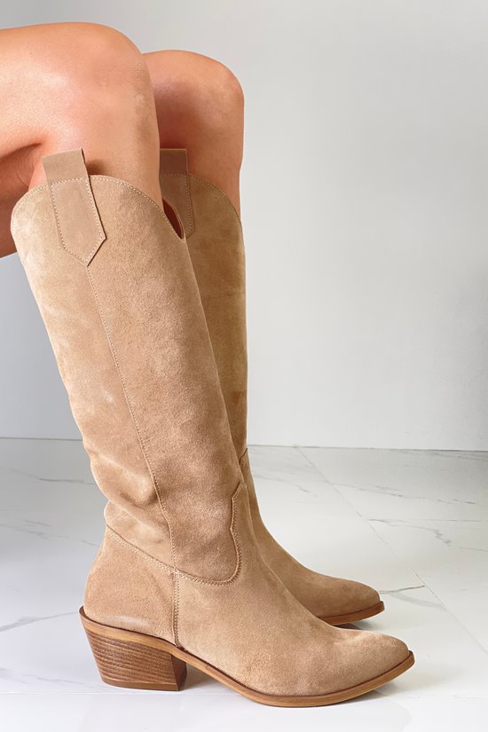 Kozaki damskie 309 - 1S Ibis welur