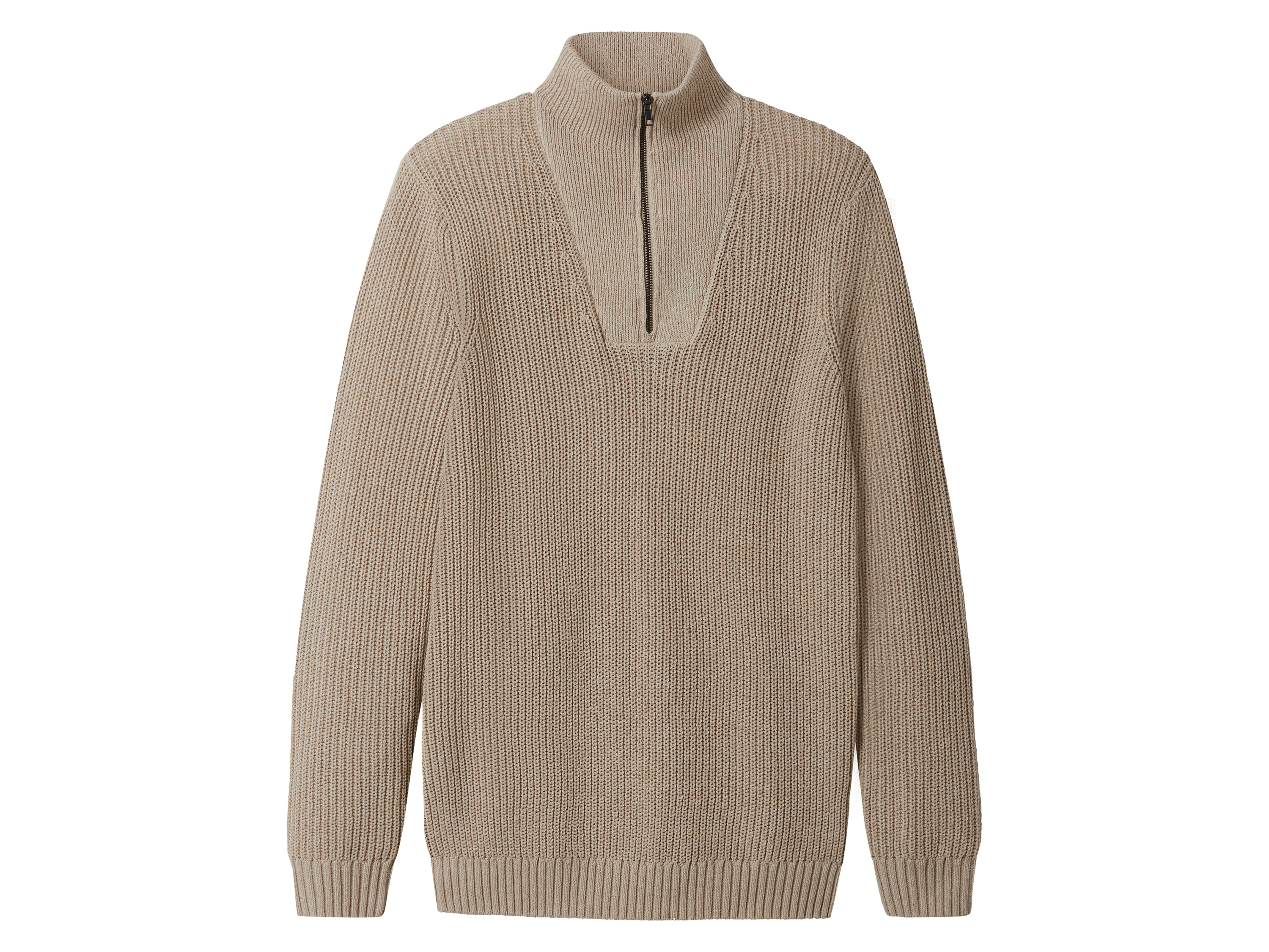 esmara Men Sweter męski z golfem Beżowy, L 52/54