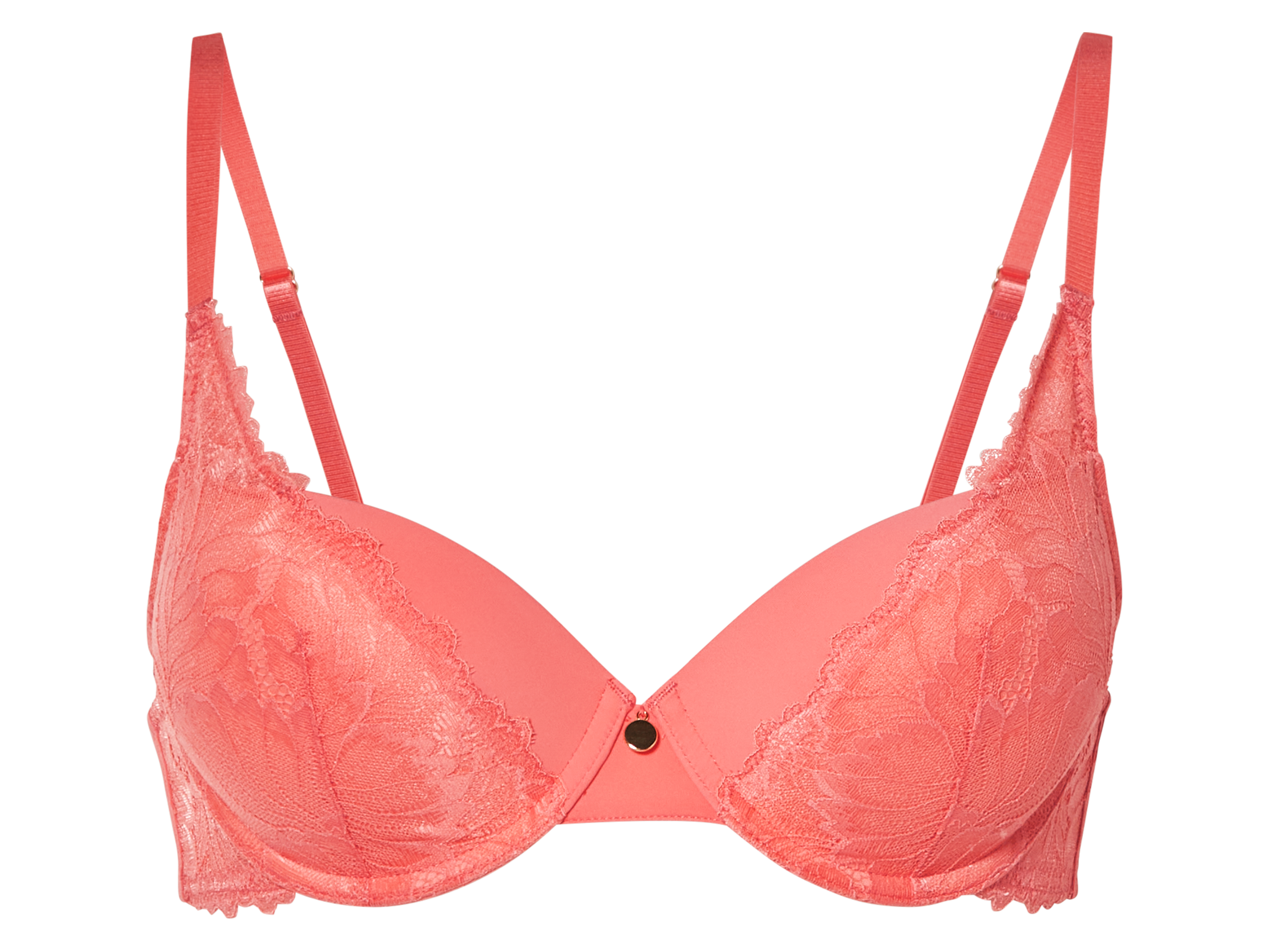 esmara Biustonosz damski z koronką Koralowy, 75B