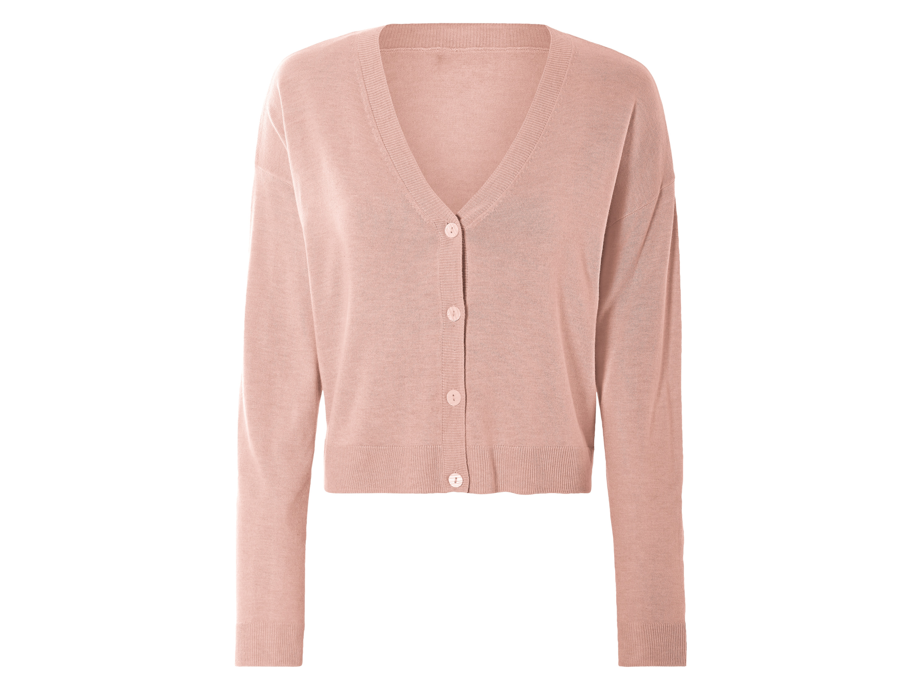 esmara Kardigan dzianinowy damski Różowy, XS 32/34