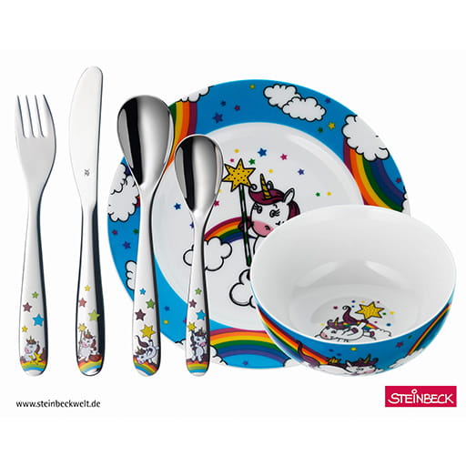 Zestaw dla dziecka Jednorożec 6 elementów