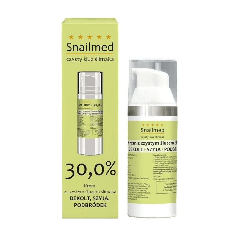 Snailmed Krem ze śluzem ślimaka na dekolt, szyję, podbródek 50ml