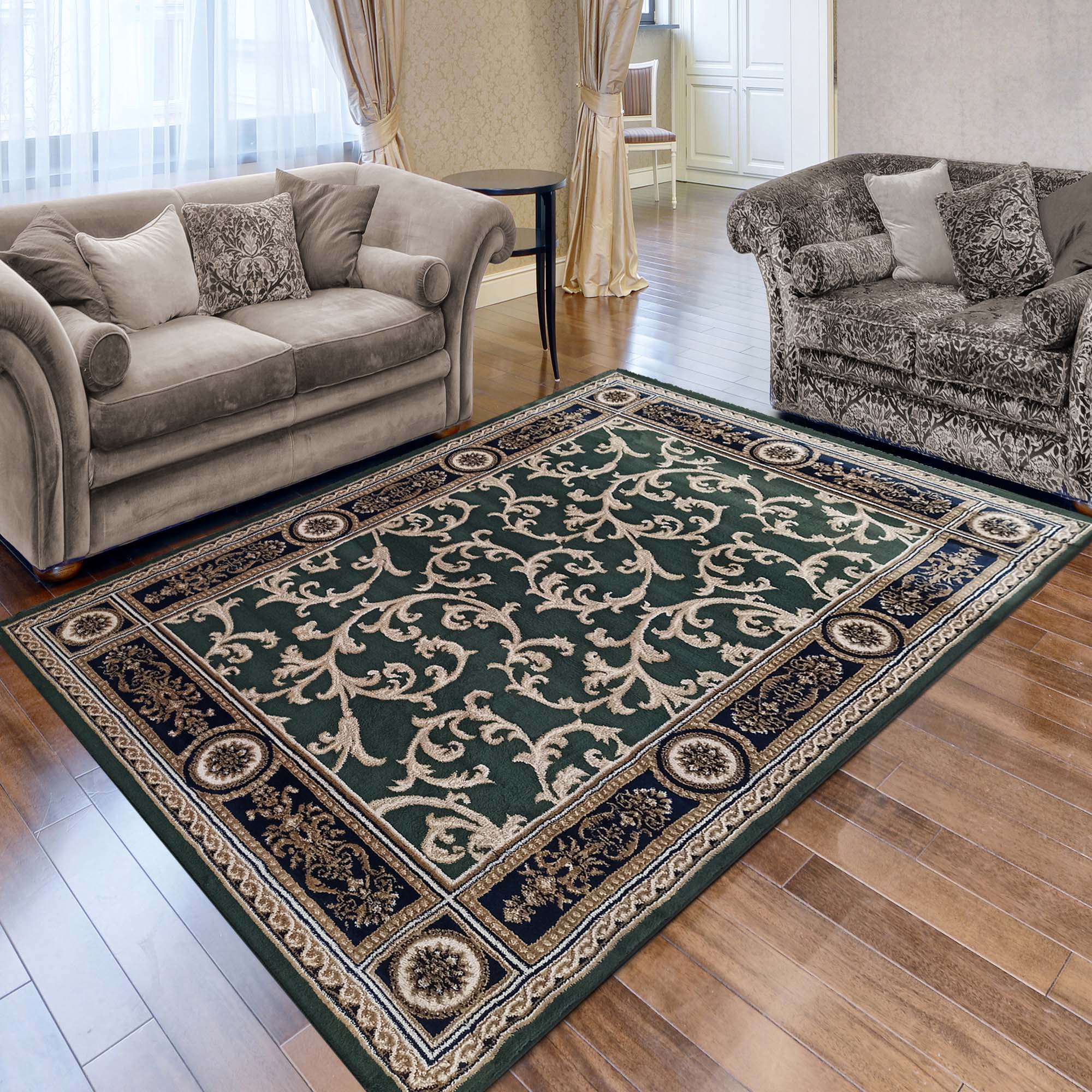 Dywan - 160 x 220 cm - Zielony - Ekskluzywny - Dywanopol