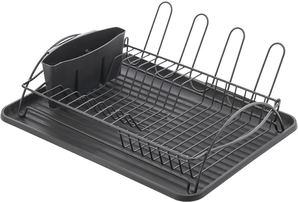 Darmowa Dostawa - Suszarka do naczyń 43x31.5x11 cm czarny Kuchinox Verona EKC702A